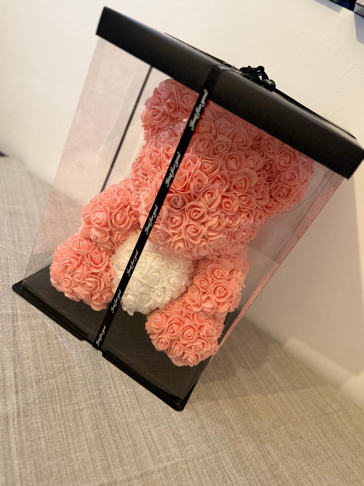 Geschenkbox Rosenteddy